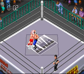 Super Fire Pro Wrestling III - Easy Type (Japan) screen shot game playing